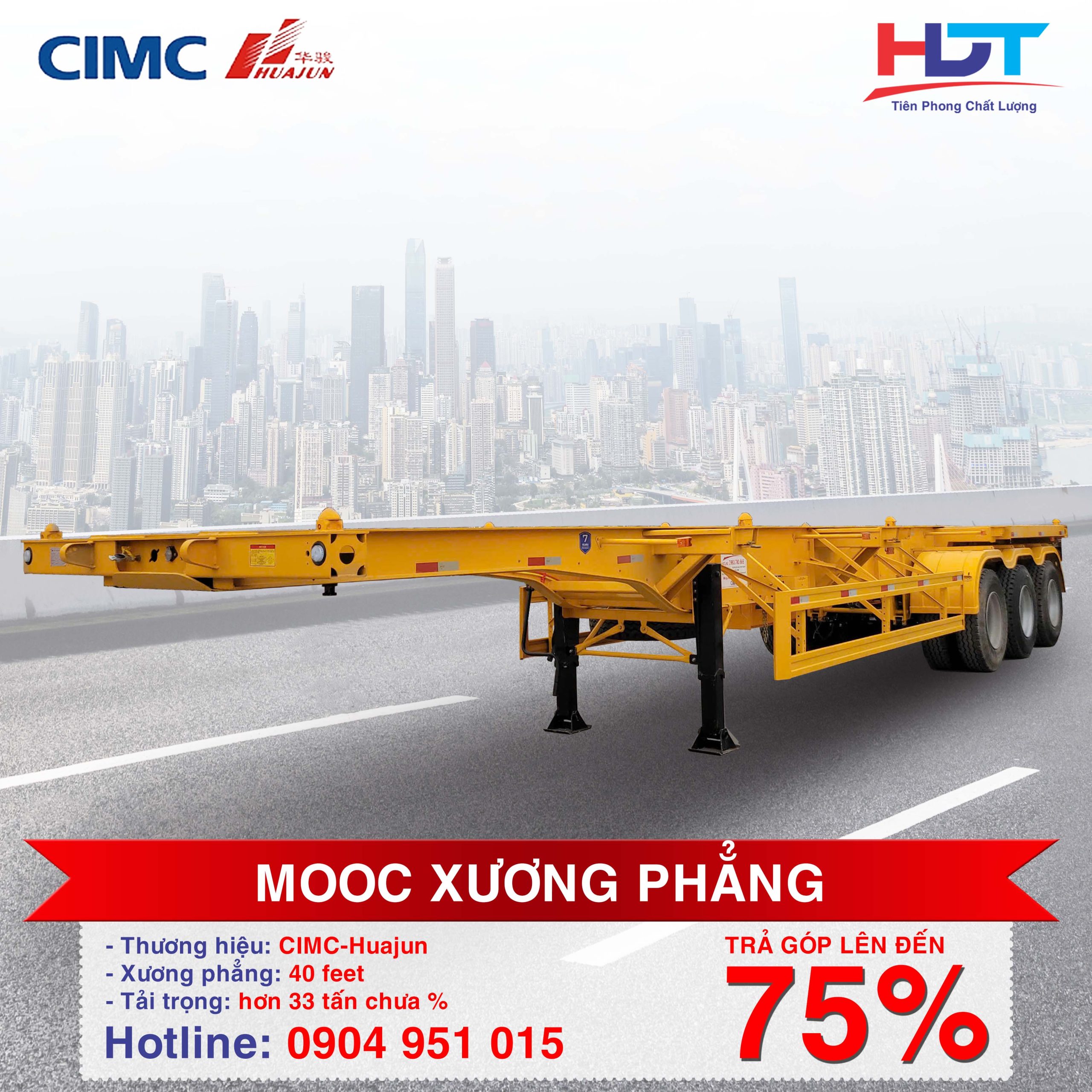 Mooc Xương CIMC 40 feet
