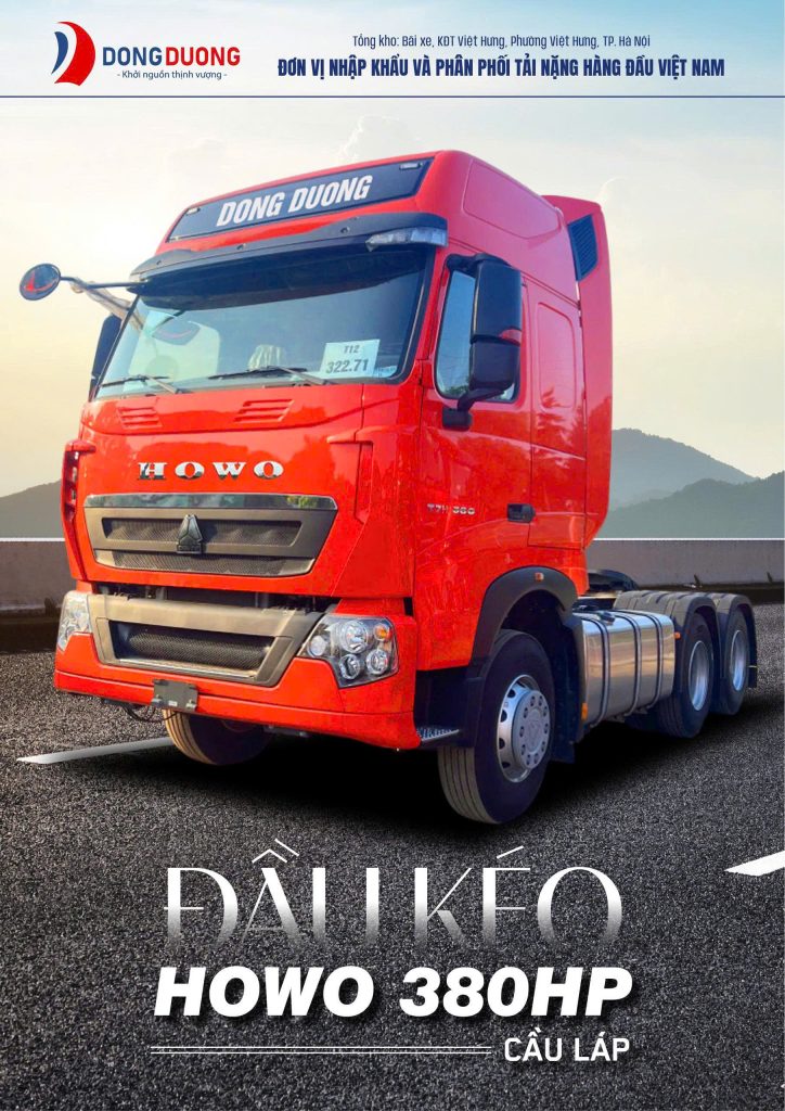 đầu kéo howo 380