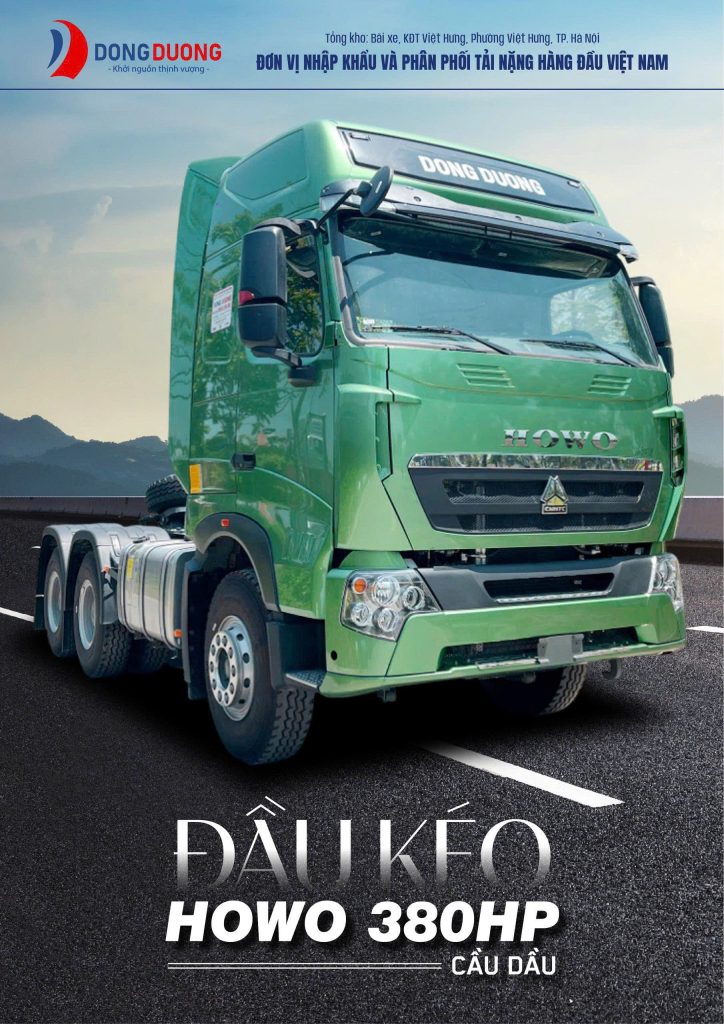 đầu kéo howo 380